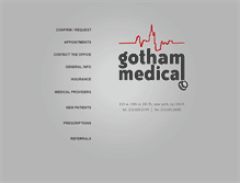 Tablet Screenshot of gothammed.com